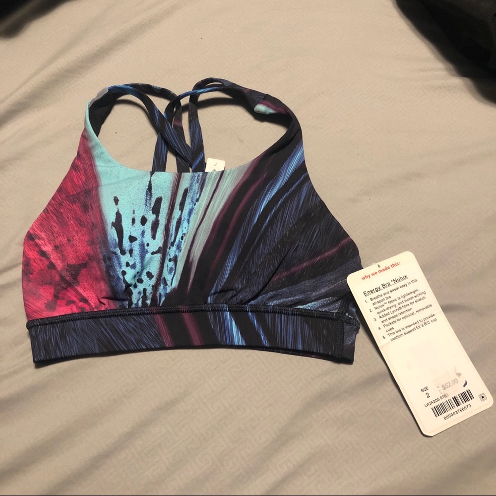 Lululemon Energy bra, NWT.